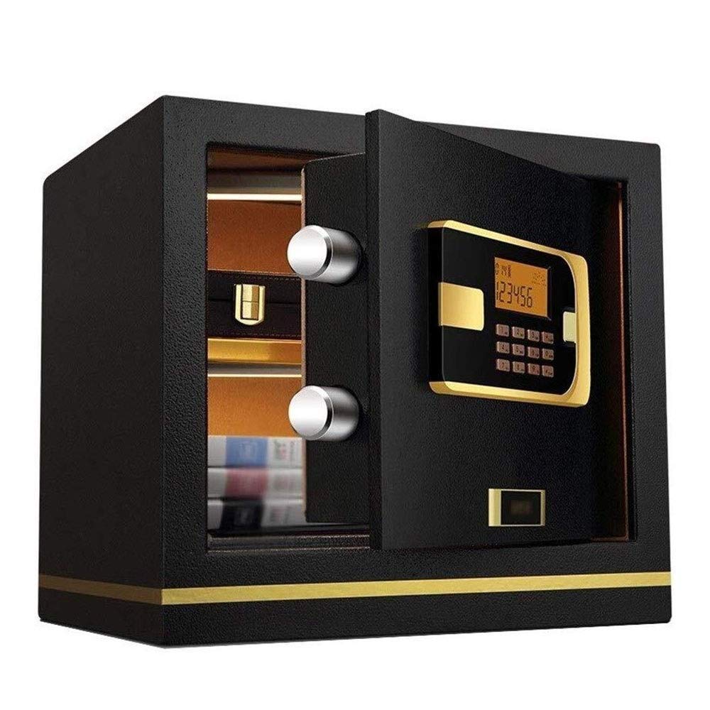 Safe Household Small Password All Steel Anti-Theft Wall Bedside Closet Office 36CM Safe Fireproof, Waterproof, Anti-Crushing and Anti-Drilling Document Key Box strongbox