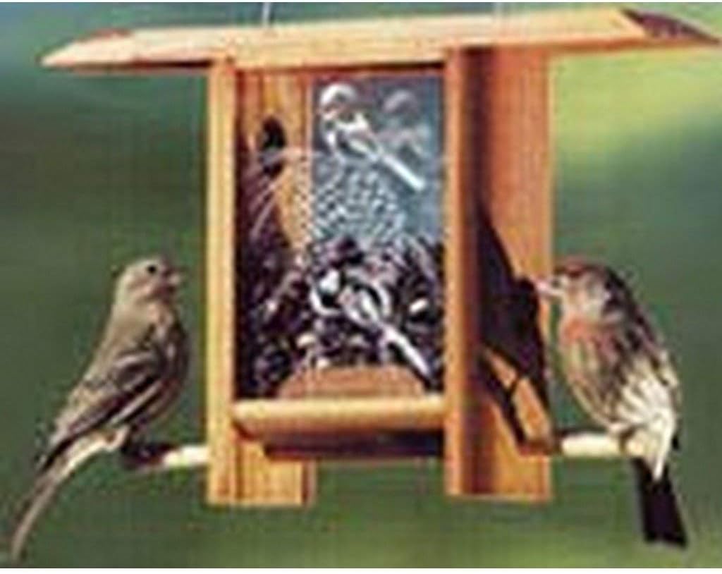 Songbird Essentials Chickadee Pine Cone Teahouse Bird Feeder