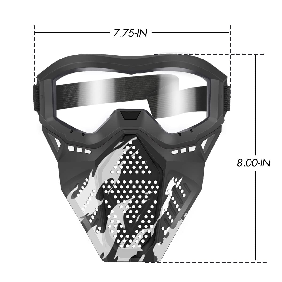 POKONBOY Lot de 4 masques tactiques pour enfants, lunettes de sécurité compatibles avec Nerf Rival, Apollo, Zeus, Khaos, Atlas et Artemis Blasters à partir de 8 ans POKONBOY Lot de 4 masques tactiques pour enfants, lunettes de sécurité compatibles avec Nerf Rival, Apollo, Zeus, Khaos, Atlas et Artemis Blasters à partir de 8 ans
