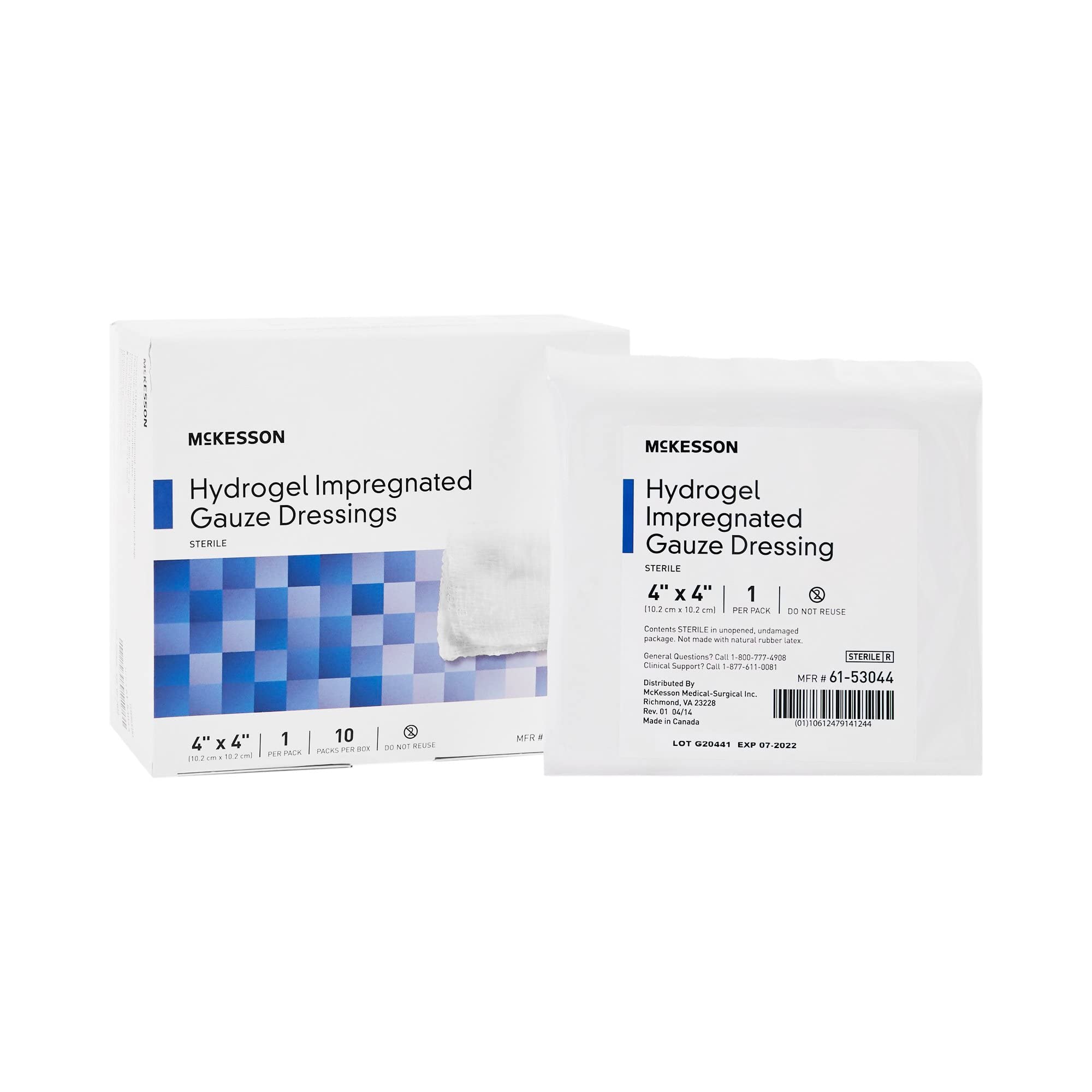 Amazon.com: McKesson Hydrogel Impregnated Gauze Dressing, Sterile
