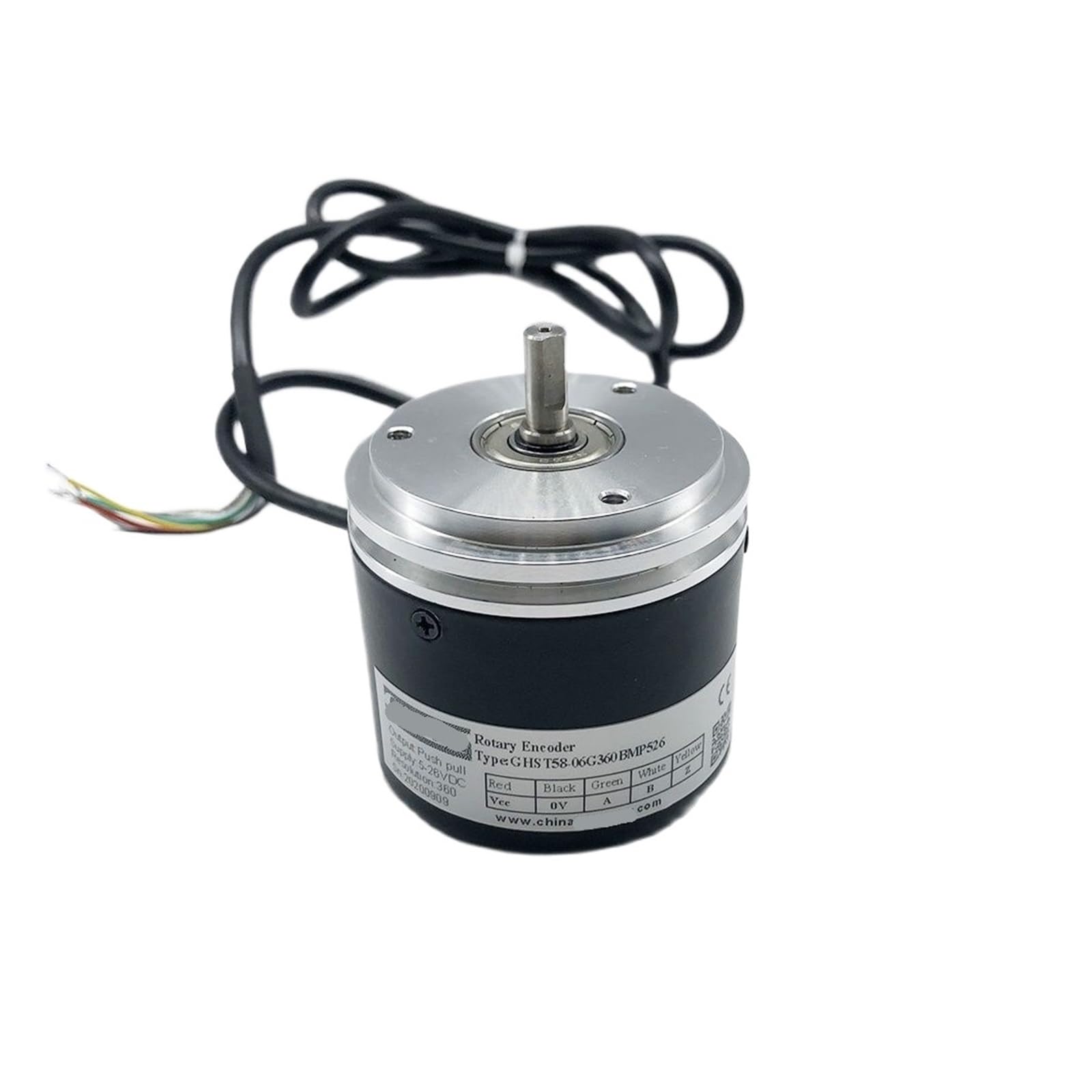 PEQYUACTE 3600PPR 5000 Pulse 6MM Shaft Servo Encoder GHST58 Motor Rotary Encoder