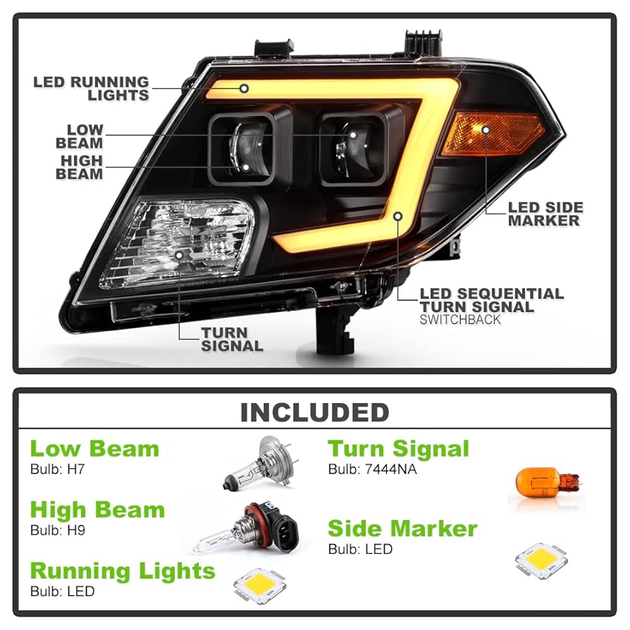 ナイトアボーテII Amazon.com: ACANII - For 2009-2021 Nissan Frontier