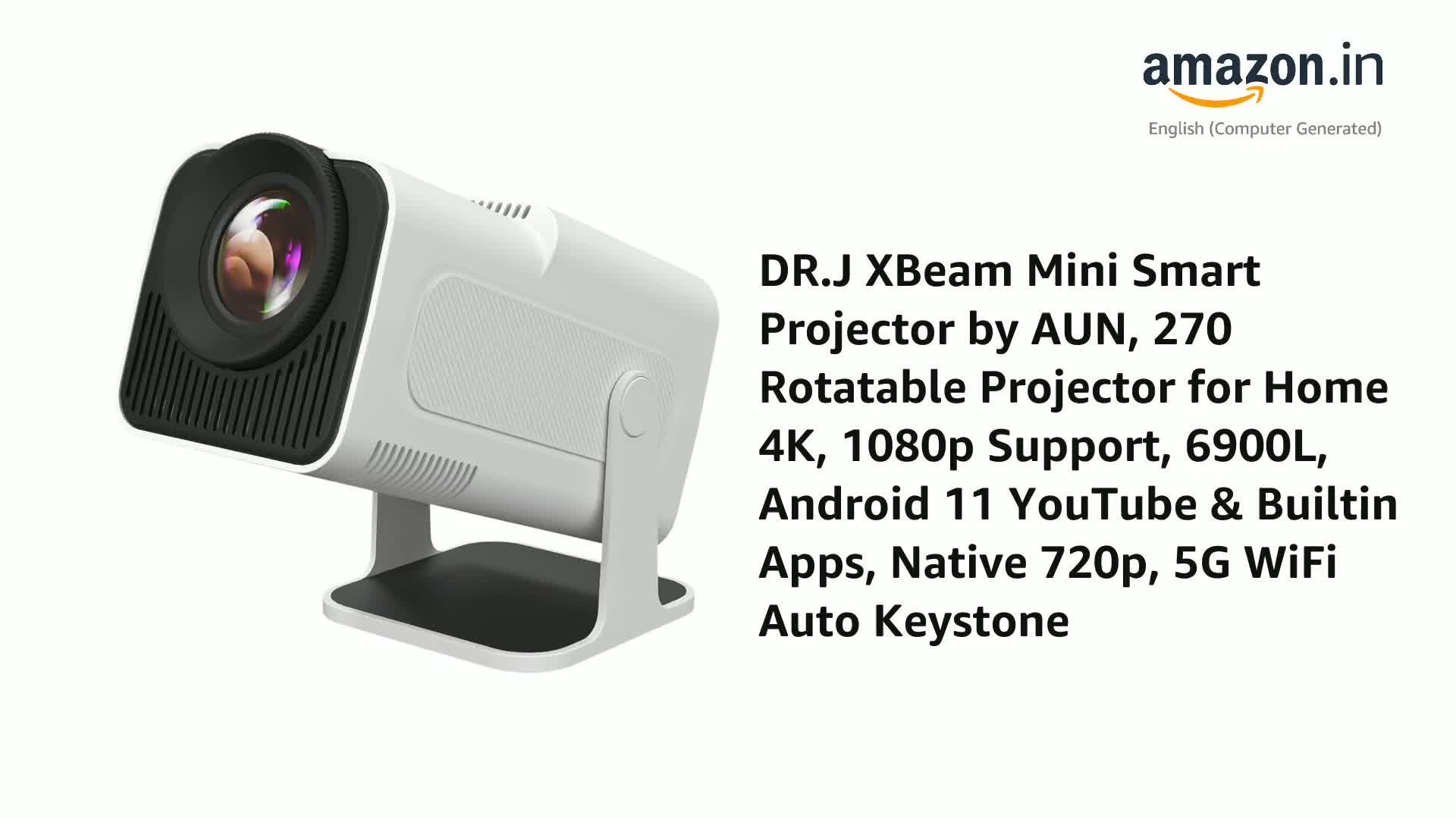 VIMGO SMART MINI PROJECTOR 本体 VIMGO SMART MINI PROJECTOR 本体 VIMGO SMART MINI PROJECTOR