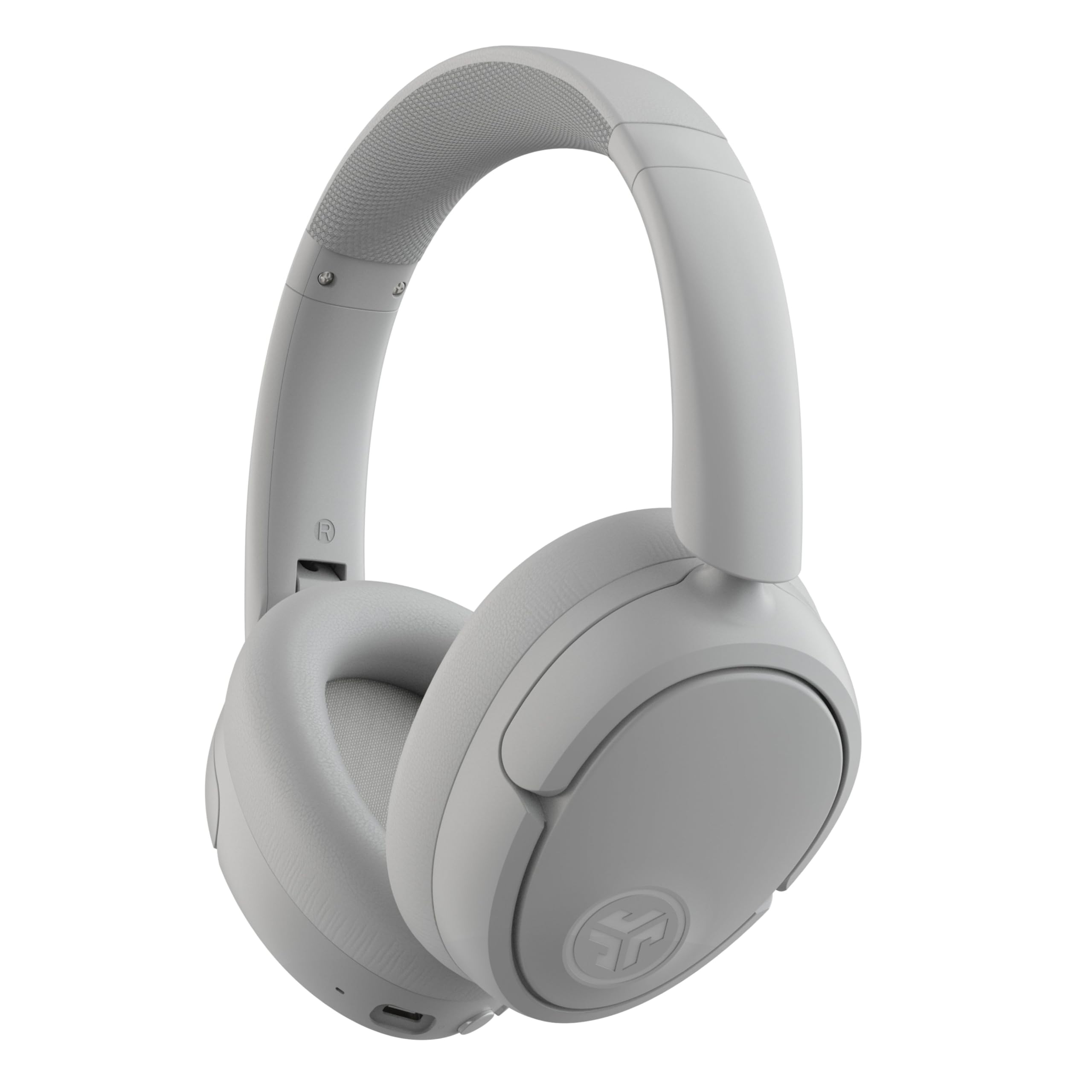 JLab JBuds LUX ANC Noise Cancelling Kopfhörer Over Ear Bluetooth kabellos mit Mikrofon und aktiver Geräuschunterdrückung, 70+ Std. Spielzeit, Faltbare Bluetooth Headphones, Immersive Audio, Wolkenweiß