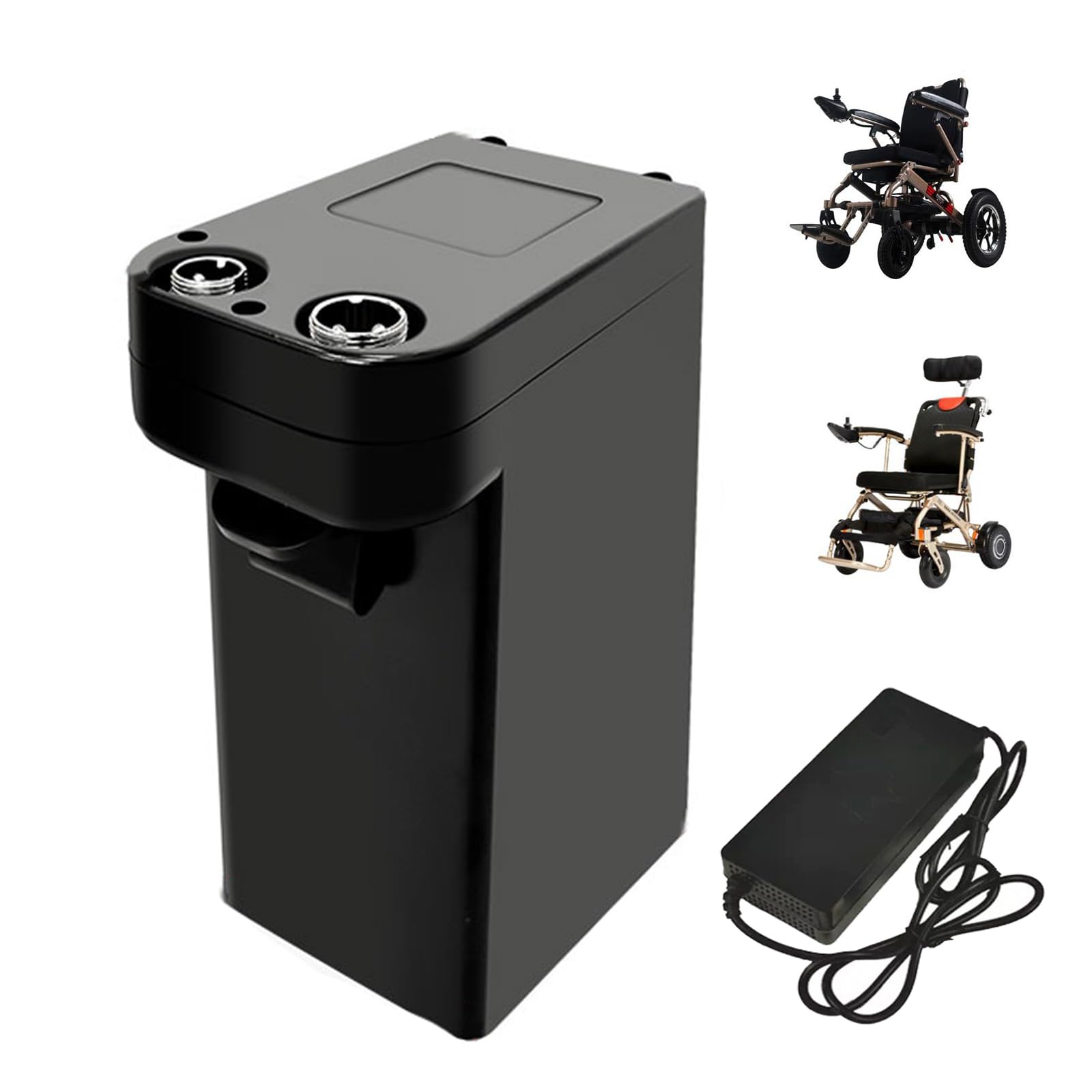 Paquete de baterías de Litio de 24 V 6 Ah 8 Ah 10 Ah 12 Ah 15 Ah Batería para Silla de Ruedas eléctrica de 24 V Paquete de baterías de Litio con Cargador