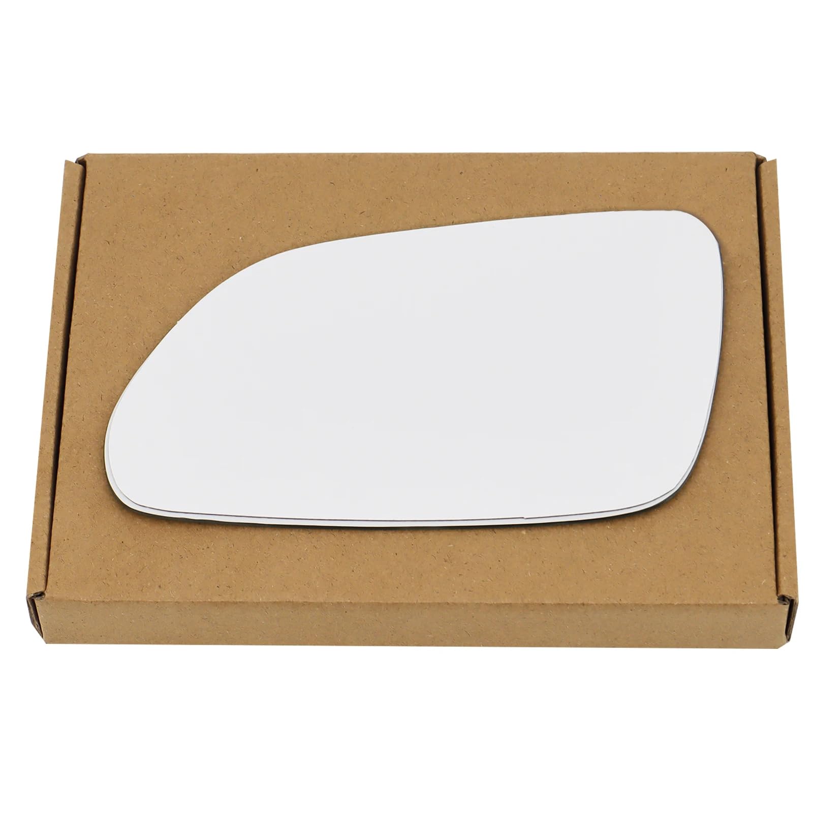 ELNas Cristal Espejo Retrovisor Calefactable para VW Polo Mk4 9N3 Facelift 2005-2009 | Vidrio Lateral Gran Angular | Antivaho y Antideslumbrante | Repuesto Retrovisor,Right