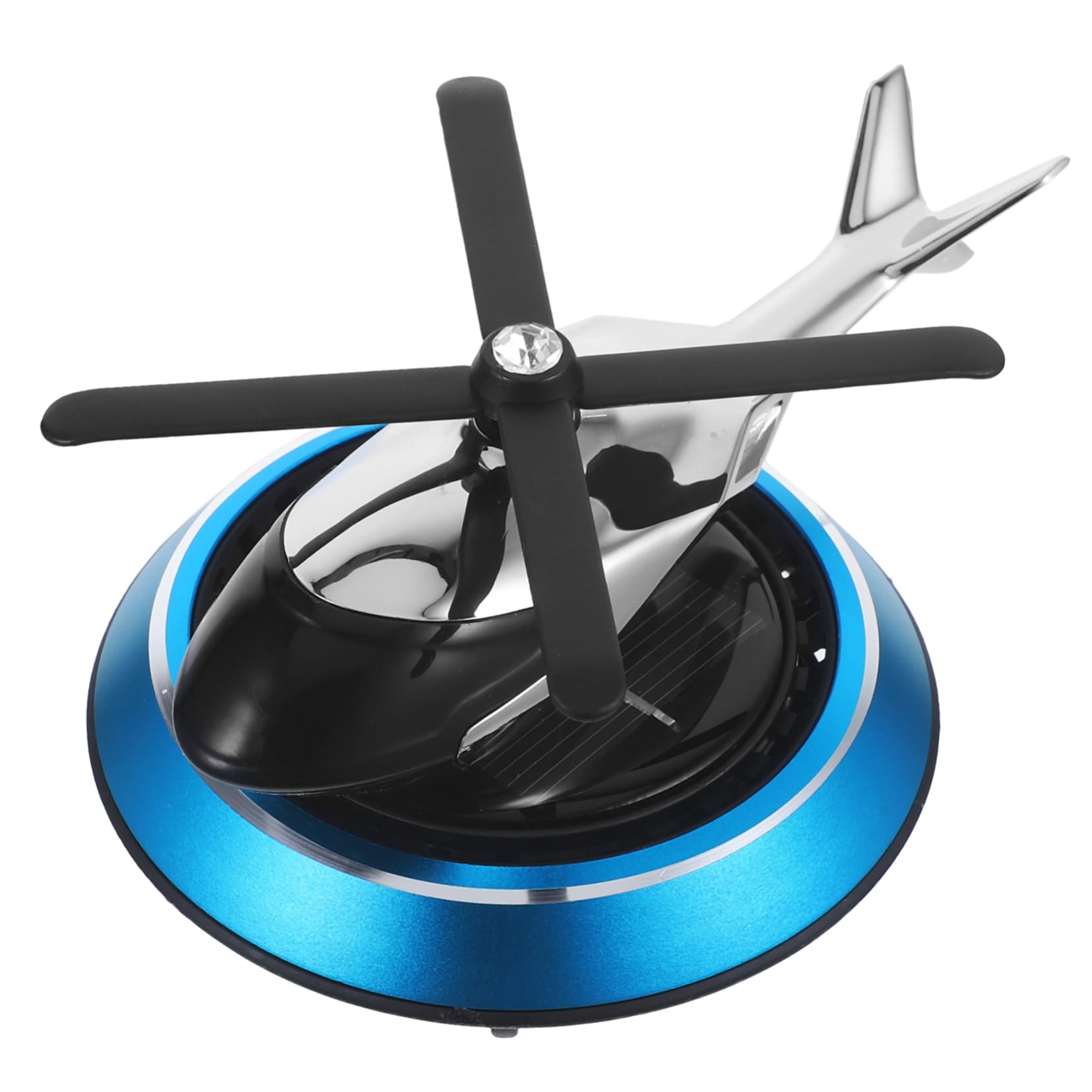 Mobestech 3stücke Solarbetriebene Helikopter-auto-dekoration Aromadiffuser Für Pkw Elegantes Dashboard-ornament Farbverlauf Ohne Duft Für Jedes Auto-innenraum Einzigartiges Für