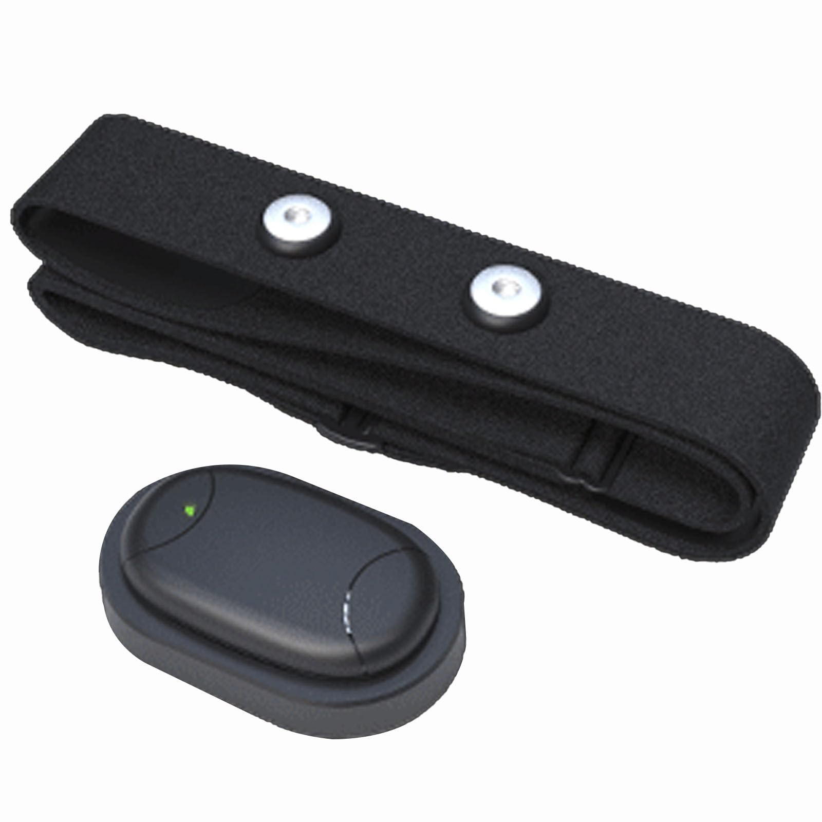 Cardiofrequenzimetro, fascia toracica ricaricabile, rilevatore di frequenza cardiaca indossabile, Bluetooth 5.0, ANT+, monitoraggio del battito cardiaco per allenamento