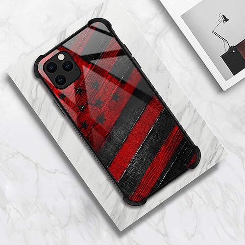 Miniatura 5 de DJSOK Funda compatible con iPhone 12 Pro Max, diseño con patrón de parachoques trasero, esquinas reforzadas antiarañazos, caver de TPU suave, fundas