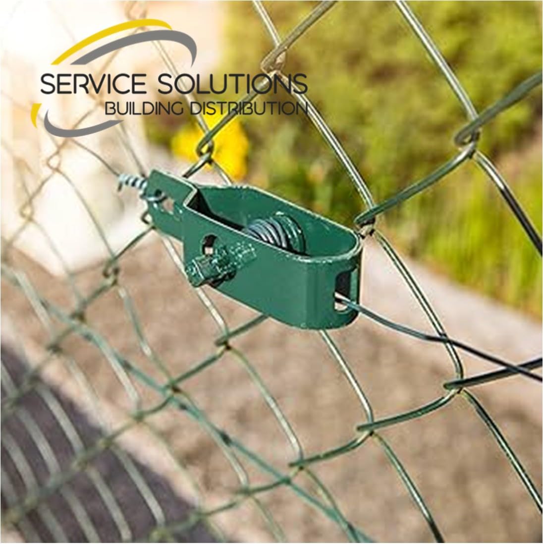SERVICEWEBSHOP | Kit Tiranti Tendifilo in Acciaio Zincato Verde – Per Recinzioni, Filo Tensionato, Reti Metalliche, Giardino, Stendibiancheria – Resistenti e Facili da Installare (10 PEZZI)