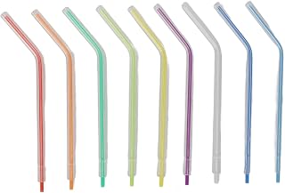 250pcs Disposable Dental Air Water Syringe Tips Colorful Precise Control Smooth 3 Way Spray Nozzles
