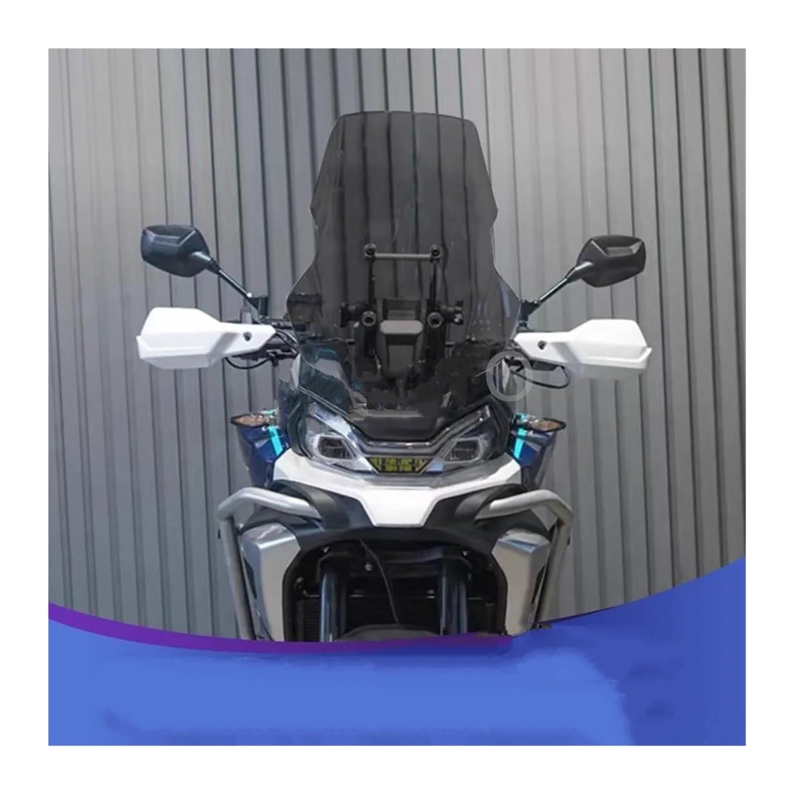 CRTQNS raised and widened windshield for CF Moto 700MT (grey 62 cm)