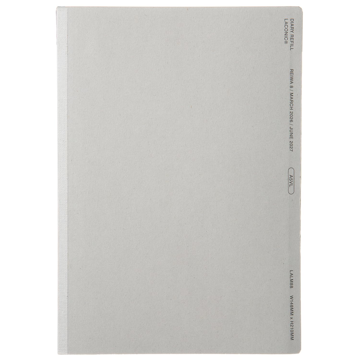Laconic LALM88-190 Notizbuch-Nachfüllpackung, startet März 2026, A5 Weekly