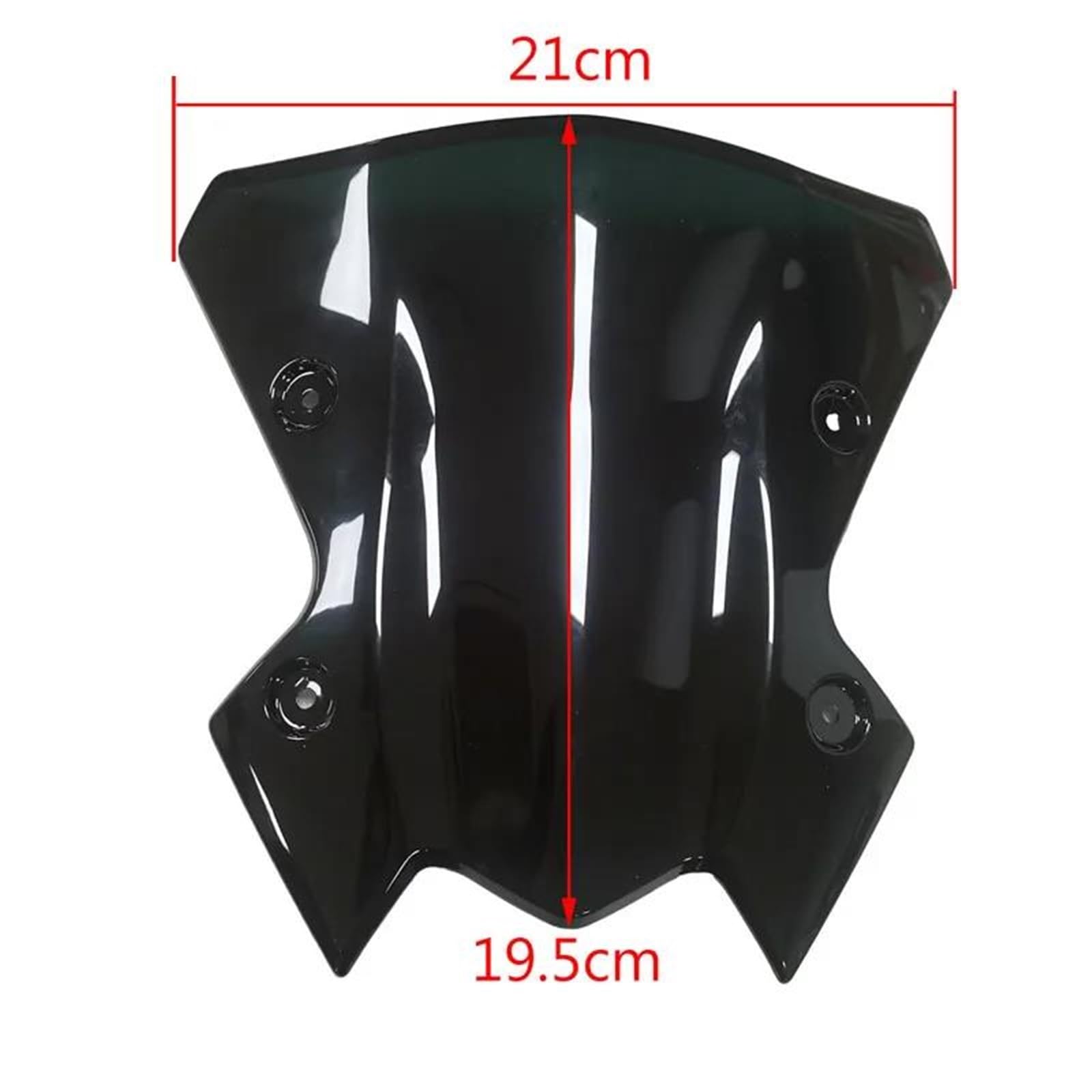 Pare-brise Avant De Moto En Fibre De Carbone Brillant, Déflecteur De Vent Adapté Pour CB300R Cb250r Cb1 96731655