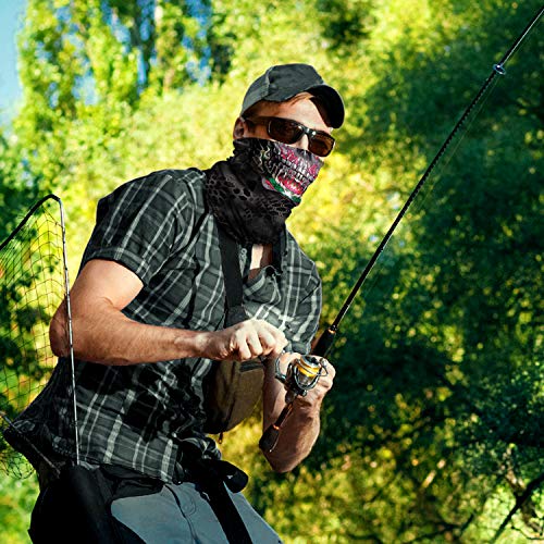 Seamless Neck Gaiter Shield Scarf Bandana Face Mask Seamless Uv Protection For Motorcycle Cycling Riding Running Headbands (A-01) #TOP3