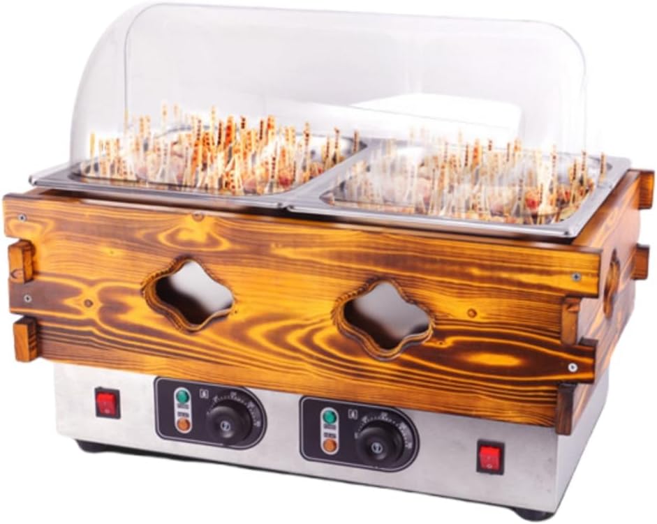 ニチワ　電気おでん鍋　EOK-6N　アクリル蓋、焼杉枠　14年製 カンダ ニチワ電気おでん鍋EOK-6 4949362693238 1個（直送品