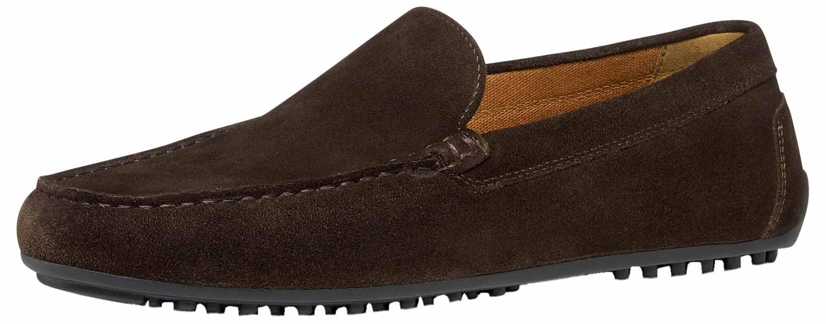 Geox Men's U ISTRIA C Moccasin, Dark Brown, 46 EU