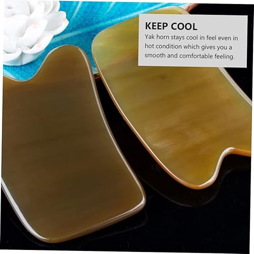 Miniatura 2 de Lurrose 1 PC Body Gua Sha Tablets for Back and Limbs Body Massage Tools Face Tools Scraper Tool Body Gua Sha Board Jade Guasha Board Board Scarping