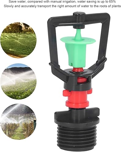 Miniatura 2 de Septpenta 20 boquillas de riego de jardín, 360 rociadores giratorios, boquillas de riego rotativas atomizadas con rosca macho G1/2 para jardines de
