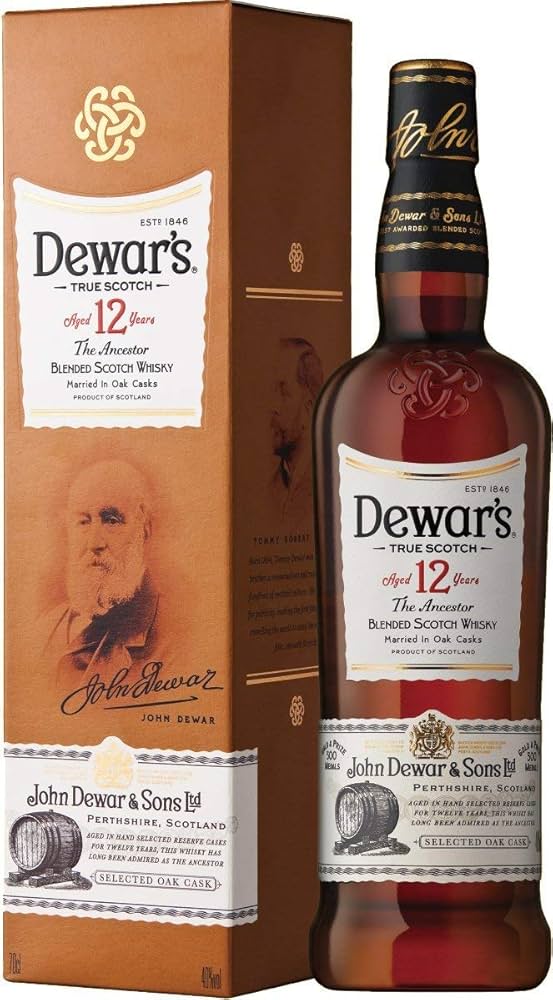 デュワーズ　12年 6本 Amazon.co.jp: デュワーズ 12年 700ml × 6本 [ ウイスキー