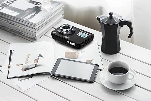 Miniatura 10 de Cámara digital de megapíxeles de 18 MP con pantalla LCD de 2.7 pulgadas, batería recargable, foto HD y video para fotografía de interiores y