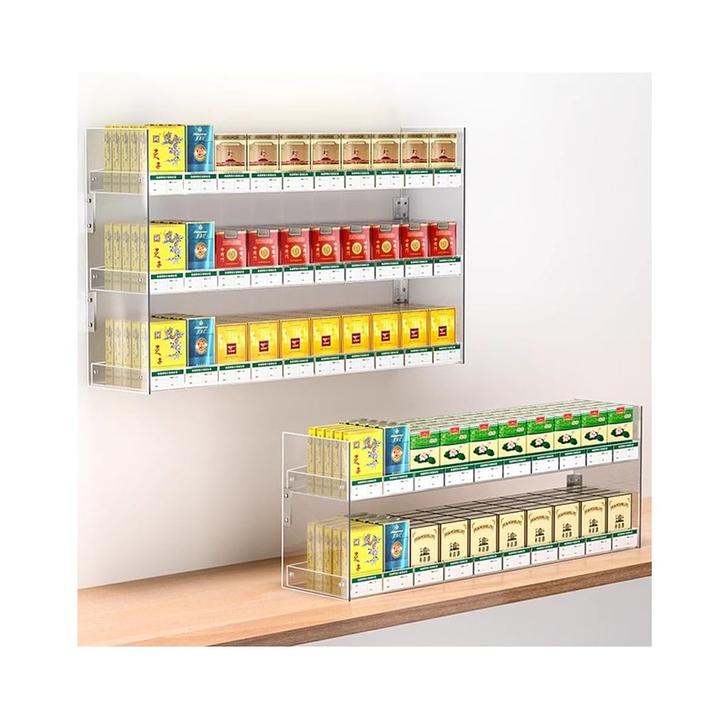 Wandmontierte Acryl-Vitrine für den Einzelhandel – langlebige Vitrine mit einfachem Zugang und kompaktem Design