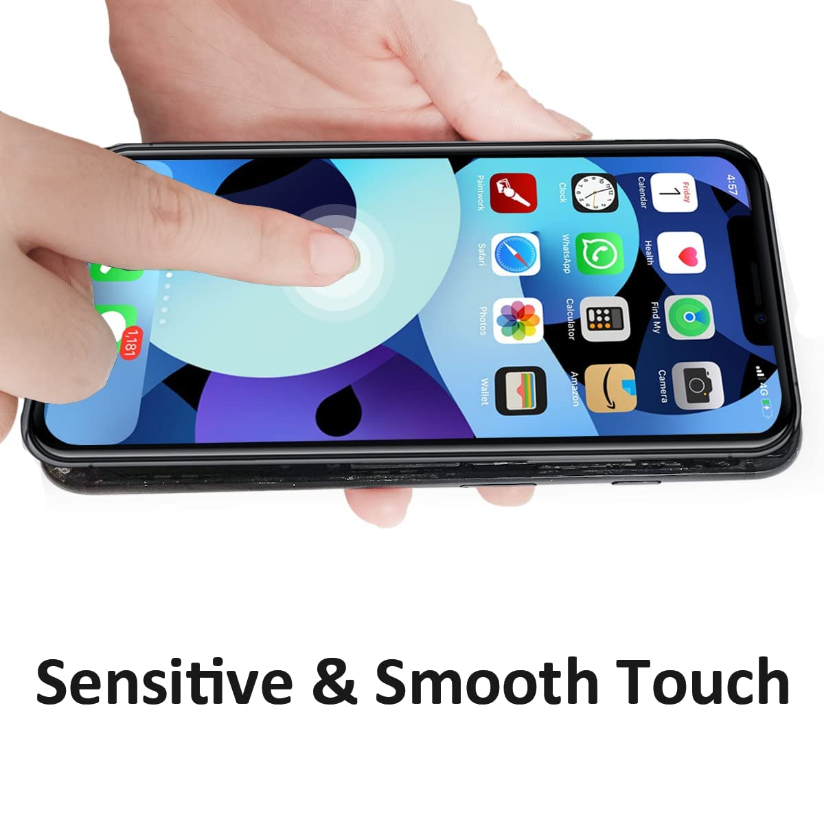 Display per iPhone 11 Schermo LCD Sostituzione Vetro Schermo Parti 6,1 Pollici Touch Screen Digitizer di Ricambio con Kit di Strumenti di Riparazione