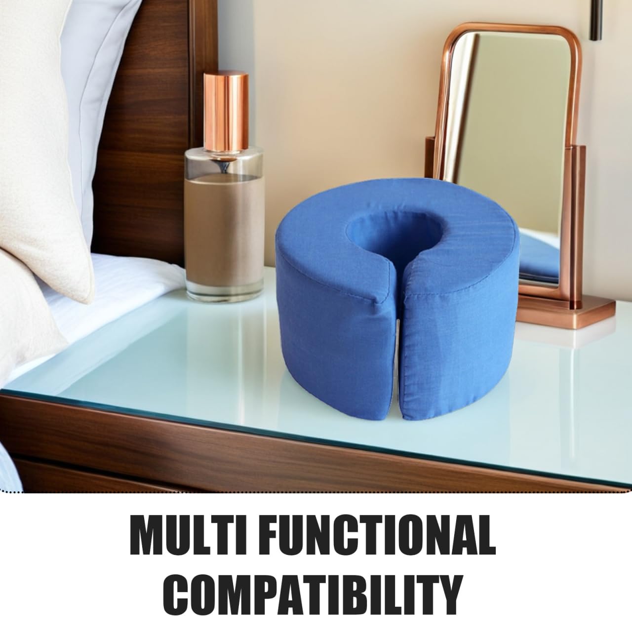 Healeved Cuscino Elevazione Piede 6.69X6.69X3.94 Pollici Supporto Antidecubito Per Gambe E Caviglie Dispositivo Tornitura Paziente Per Migliorare Circolazione E Sollievo Gonfiore Set 2 Pezzi
