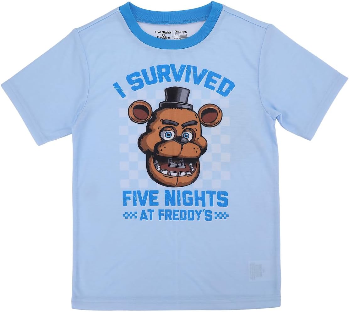 Bioworld Five Nights at Freddy's I Survived Youth 2-Piece Pajama Set