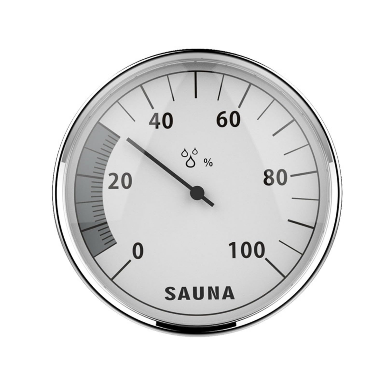 Tsophreniq Hygrometer Mechanical Sauna Thermometers Wall Mounted Temperature Humidity Gauge Meter With Large Dials For Room Mechanical Sauna Room Thermometers