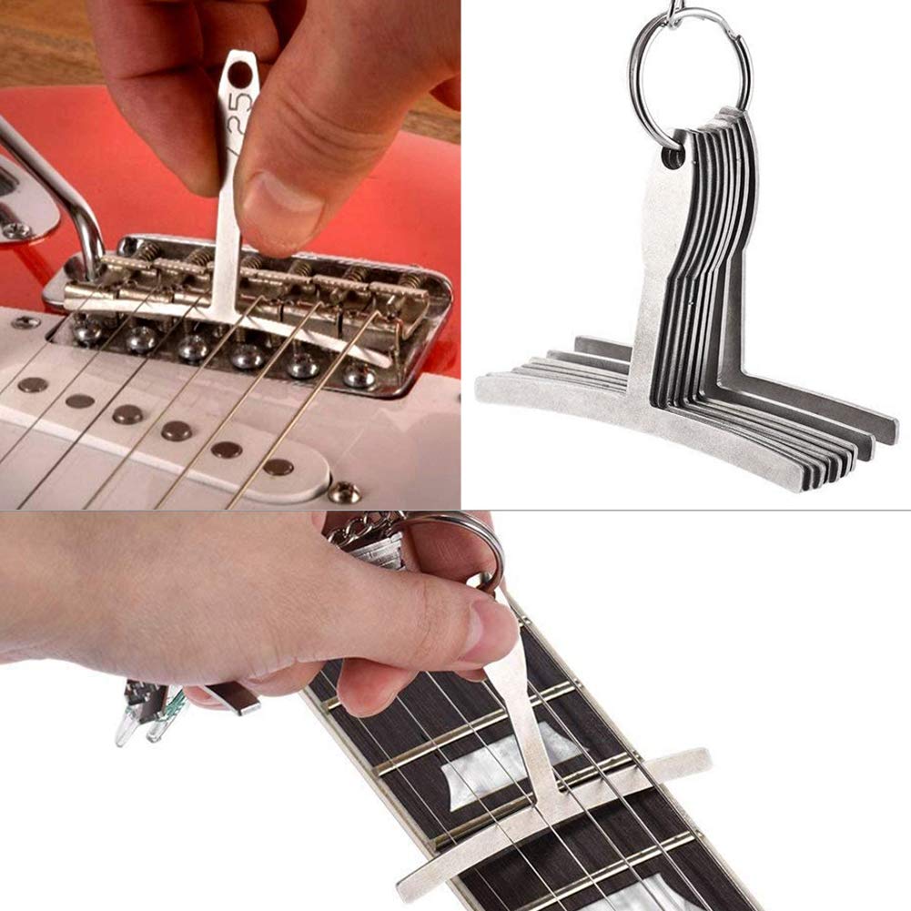 Set 9 Radius Gauge Per Chitarra - Misura Tastiera E Ponte - Foto 13