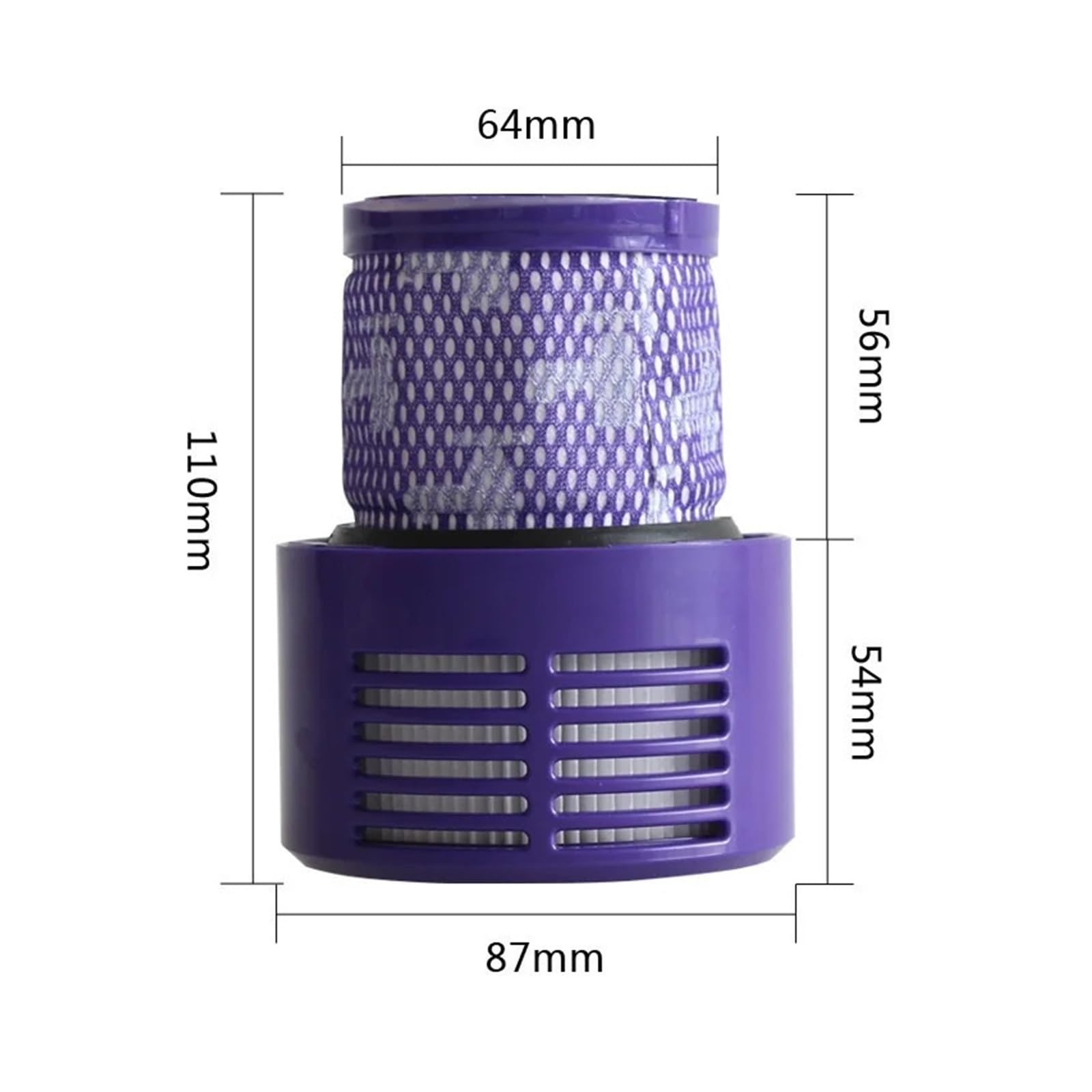 Lot de 2 filtres HEPA lavables compatibles avec Dyson V10 SV12 Cyclone Animal Absolute Total Clean