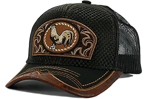 Authentic Honker Hat with Rooster Embroidery: A Mexican Hat for Western Style