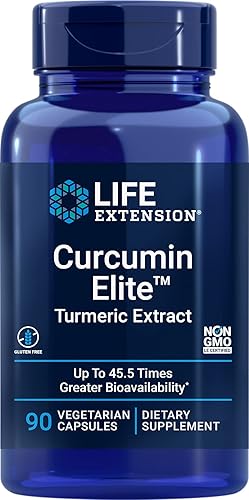 Life Extension Extracto de cúrcuma Curcumin Elite, 90 cápsulas vegetales