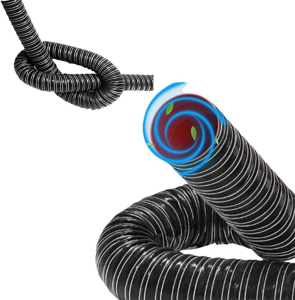 Flexible Silicone Air Intake Hose Pipe for Cars2 to 6" Ducting for Automotive Brake Cooling & Induction2m/6.56ft Length Black Auto Parts