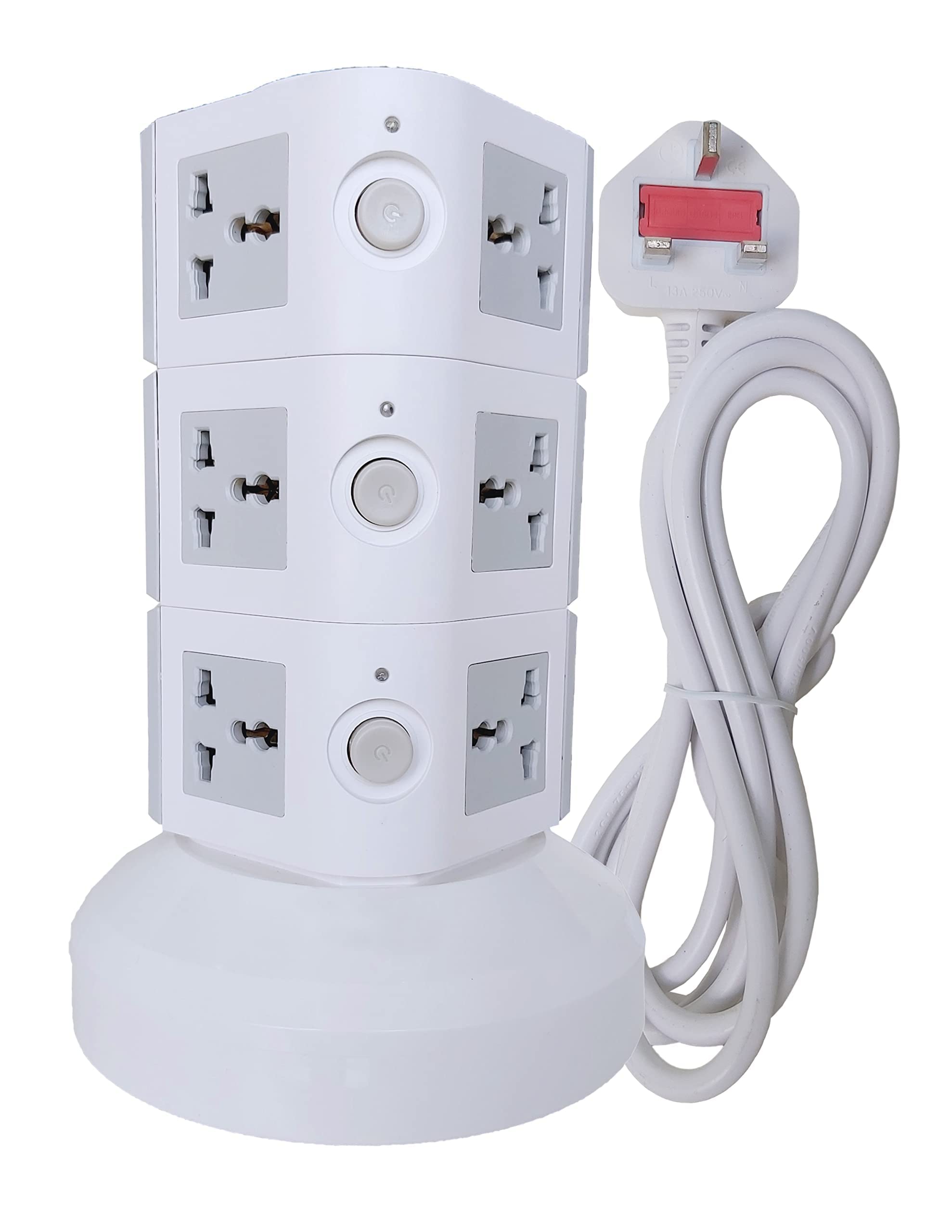 Tower Extension Cord Universal Multi Power Socket 220V With USB Ports
