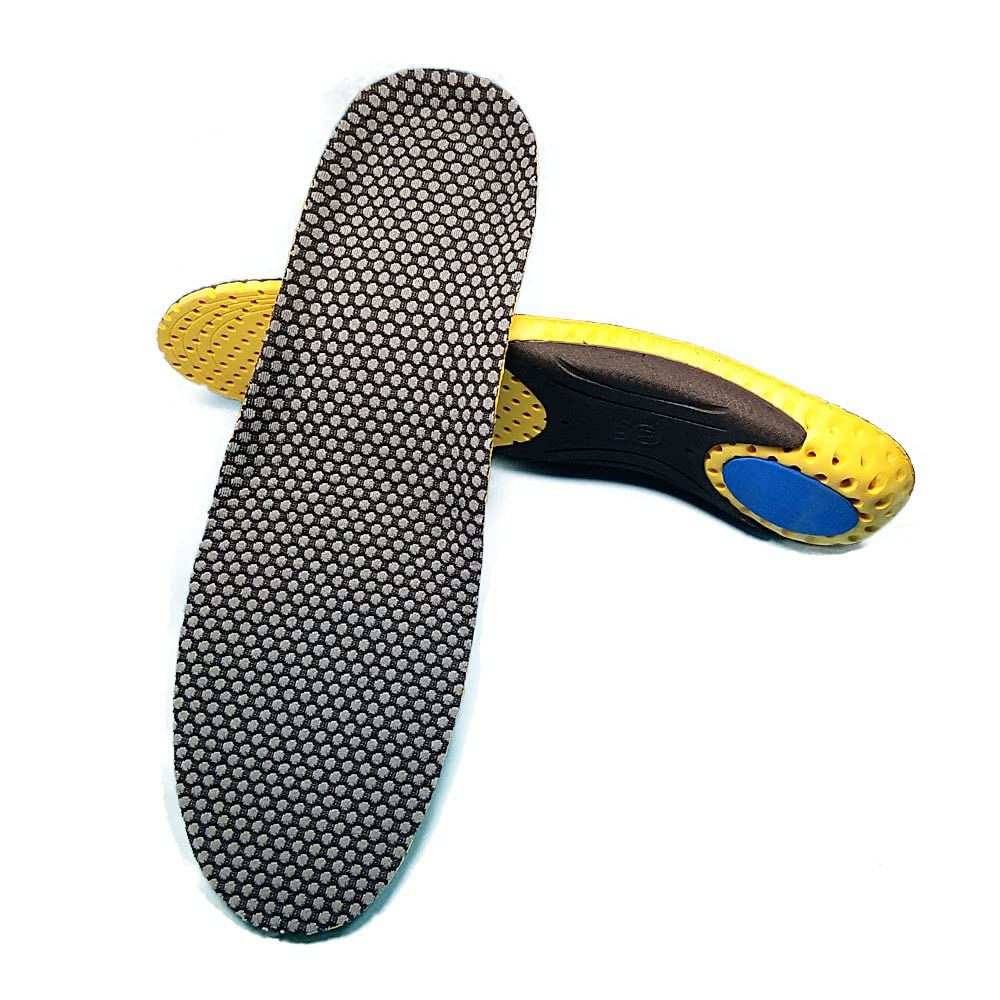 Wygwlg Plantar Fasciitis Einlegesohlen Arch Support Orthotic Inserts Für Männer Frauen, Flache Füße Pronation Heel Pain Relief Orthotics (Size : L)