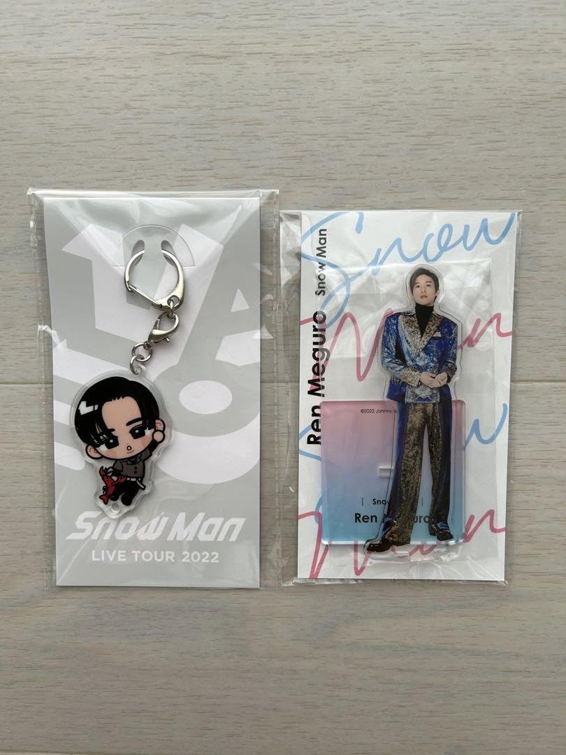 目黒蓮　すのチル　アクスタ Snow Man すのチル ぬいぐるみ アクスタ fest 目黒蓮 - メルカリ