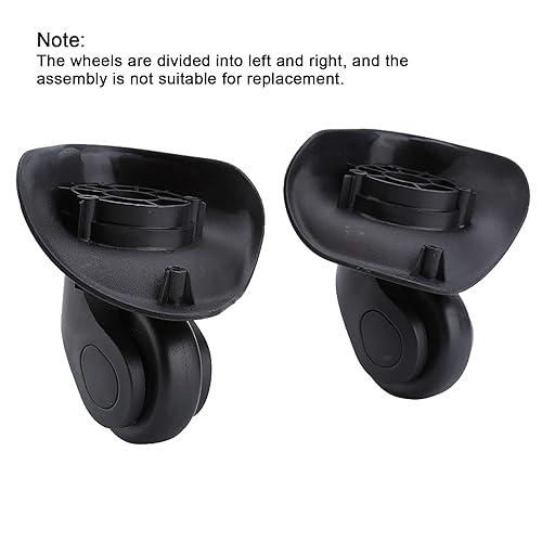 Miniatura 3 de Ruedas de maleta de equipaje 2 piezas de PVC de repuesto para equipaje ruedas giratorias bolsas de maleta piezas de reparación de rueda giratoria