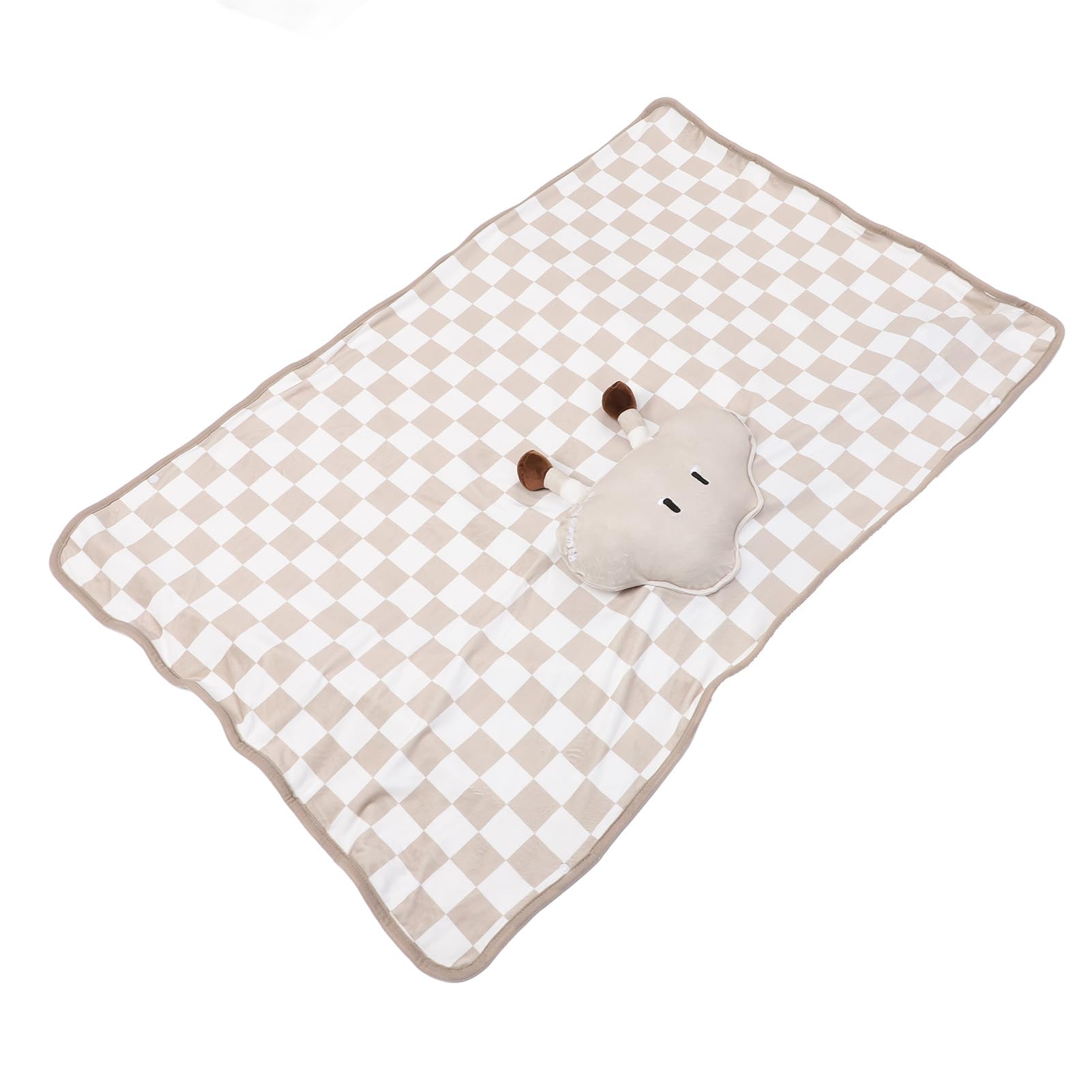 Marhynchus Electric Heating Blanket Comfortable Portable Heated Blanket USB Powered for Home and Office (Khaki)