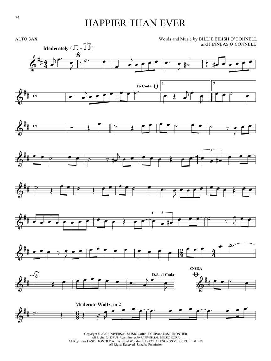 101 Top Hits for Alto Sax | Pop Songbook mit 101 Chart Hits für Anfänger und Mittelstufe auf Altsaxophon | Leichte Saxophonnoten Sammlung mit viralen Songs & modernen Pop-Hits