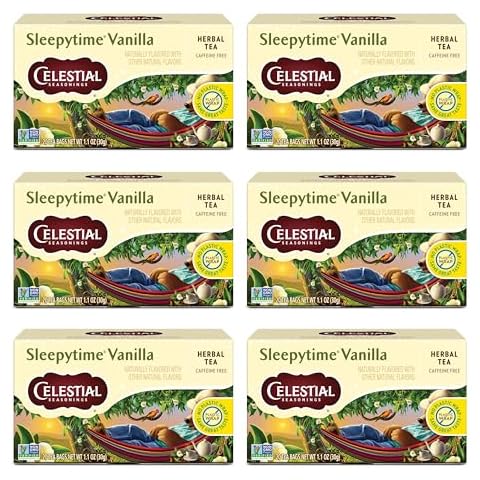 Celestial Seasonings Sleepytime Vanilla Herbal Tea Cover