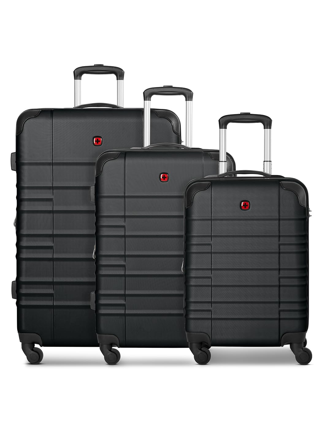 WENGER Amplar Evo Parent, czarny, Kofferset + (3-teilig), bagaż twardy