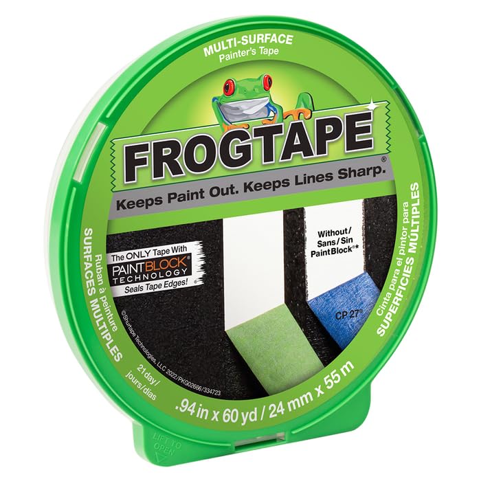 42‐Rolls of .94" x 60 yds Shurtape 210732 FrogTape Green Multi‐Surface Painter's Masking Tape
