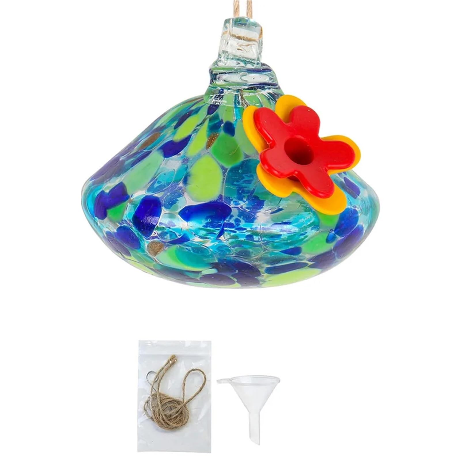 Comedero automático for pájaros, Bebedero Colgante for pájaros, Patio | Bird Automatic Feeder Hanging Bird Drinking Fountain Courtyard(Style 3)