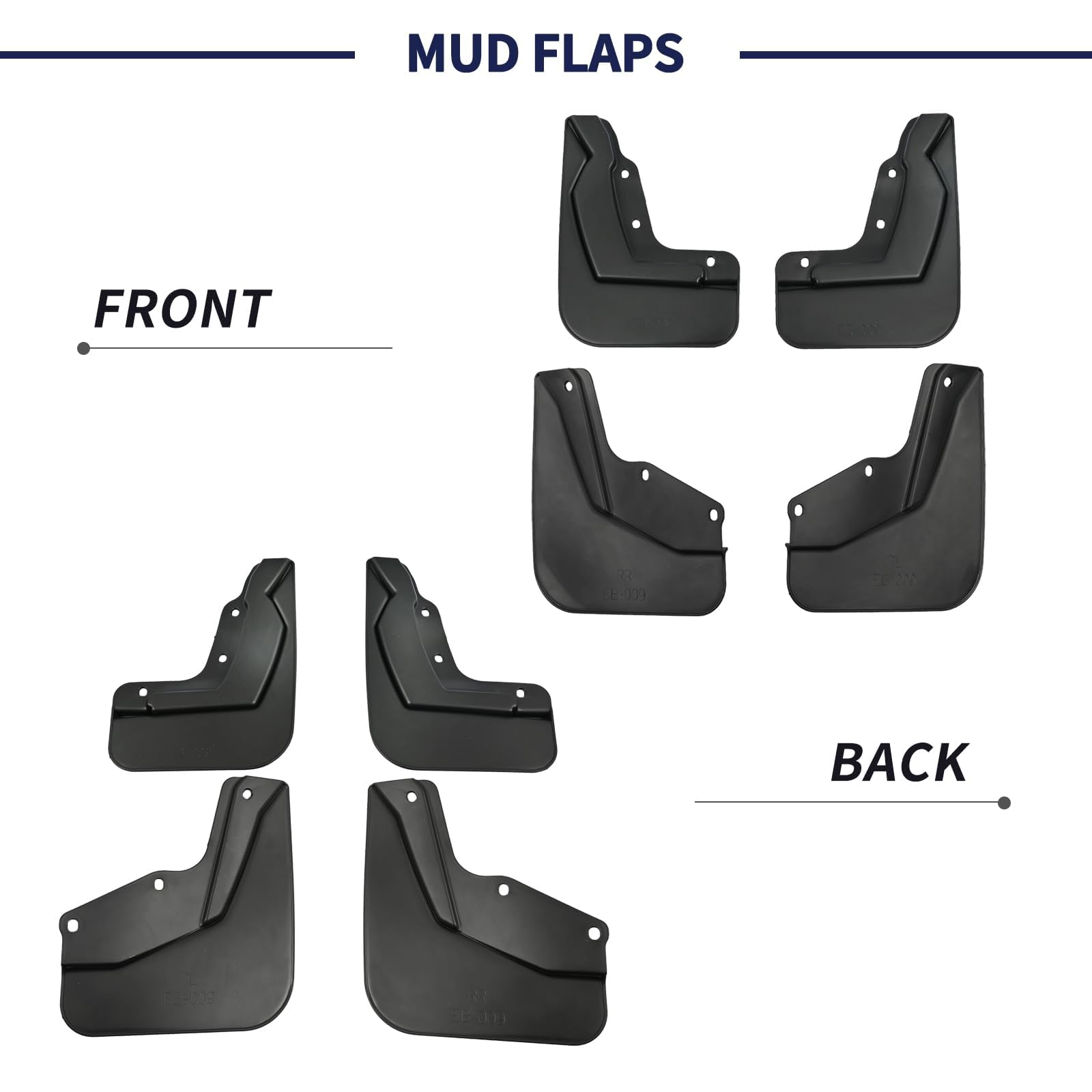 Amazon.com: Magimaker 4PCS Mud Flaps Splash Guards Mudflaps Fit