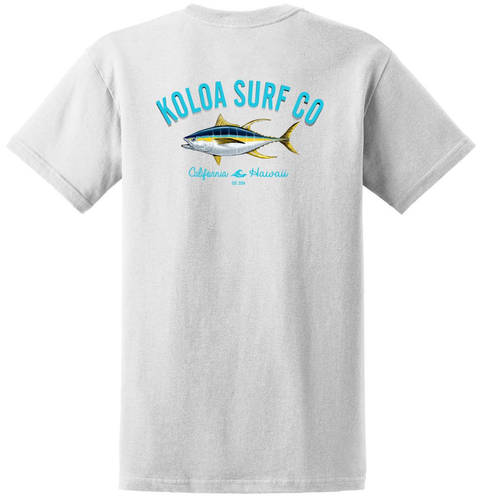 Koloa Surf Mens Graphic Heavyweight Cotton Tees in Reg Big and Tall