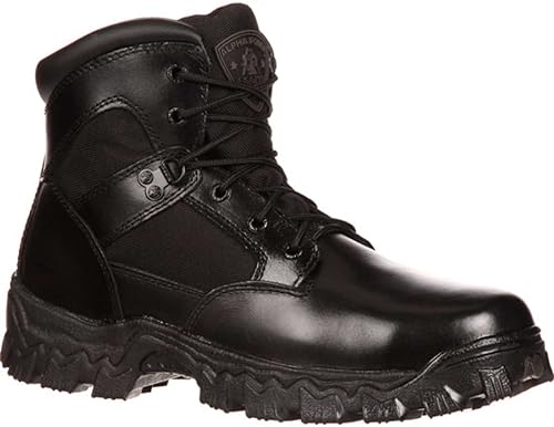 ROCKY Alpha Force Women's Waterproof Public Service Boot, Black, Size 10(ME)