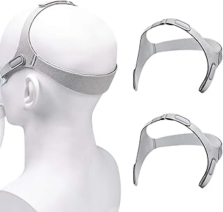 2 Pack CPAP Headgear Compatible with Nuance Pro, Replacement Headgear strap compatible with respironics nuance pro
