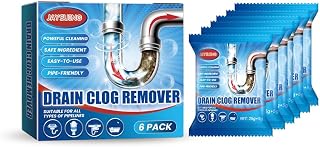Drain Clog Remover Sink Drain Cleaner Individually Packed Hair Clog Remover for Toilets Showers Bathtubs Kitchen RV Sinks (12 PCS)